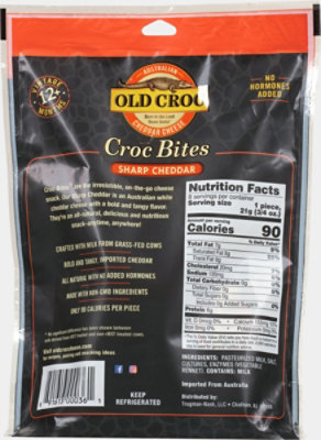 Old Croc Sharp Cheddar Snacks Bites - 6 Oz - Image 6