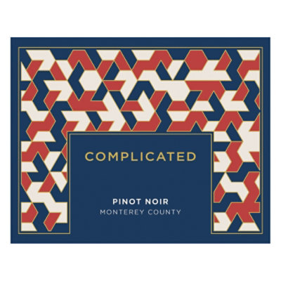 Complicated Pinot Noir Red Wine Bottle - 750 Ml - Image 3