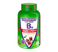 VitaFusion Extra Strength Cherry Flavored B12 Gummy Vitamins - 90 Count