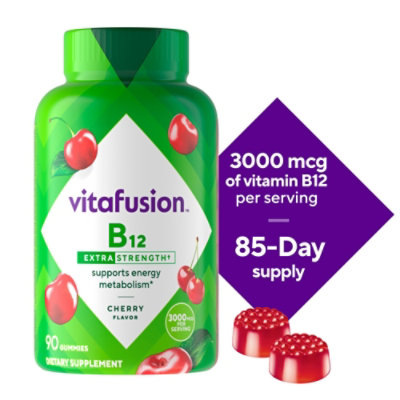 VitaFusion Extra Strength Vitamin B12 - 90 Count