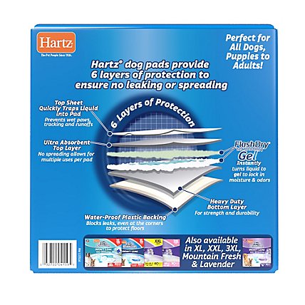 Hartz Home Protection Dog Pads Bag - 50 Count - Image 4