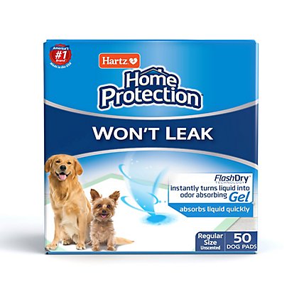 Hartz Home Protection Dog Pads Bag - 50 Count - Image 1