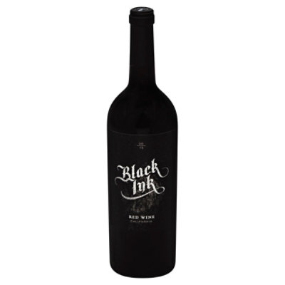 Black Ink Wine Red Blend California - 750 Ml