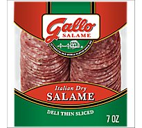 Gallo Salame Deli Thin Sliced Italian Dry Salame - 7 Oz