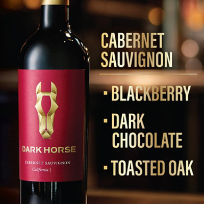 Dark Horse Cabernet Sauvignon Red Wine - 750 Ml - Image 4