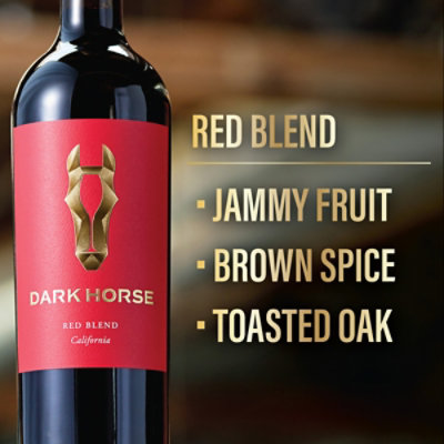 Dark Horse Big Red Blend Red Wine - 750 Ml - Image 4