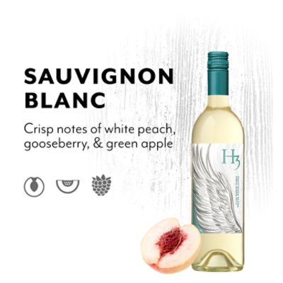 H3 White Wine Sauvignon Blanc - 750 Ml - Image 3