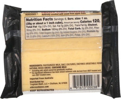 Old Croc Applewood Smoked Sharp Cheddar - 6 Oz - Image 5