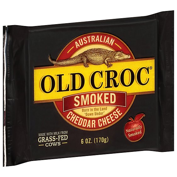 Old Croc Applewood Smoked Sharp Cheddar - 6 Oz