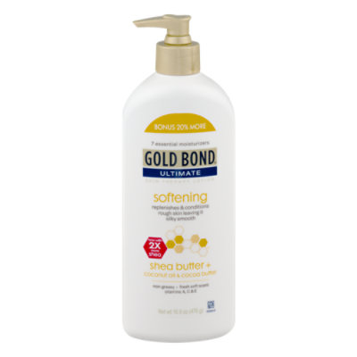 Gold Bond Ultimate Softening Lotion Shea Butter Bonus 20% - 16.8 Oz