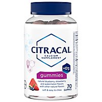 Citracal Calcium Supplement + D3 Gummies - 70 Count - Image 1