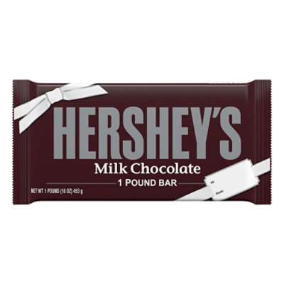 HERSHEYS Milk Chocolate Bar - 1 Lb - Image 3