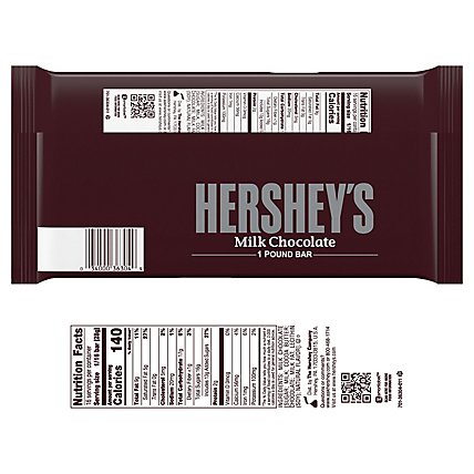 HERSHEYS Milk Chocolate Bar - 1 Lb - Image 7