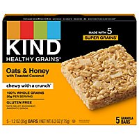 KIND Healthy Grains Granola Bars Oats & Honey with Toasted Coconut - 5-1.2 Oz - Image 3