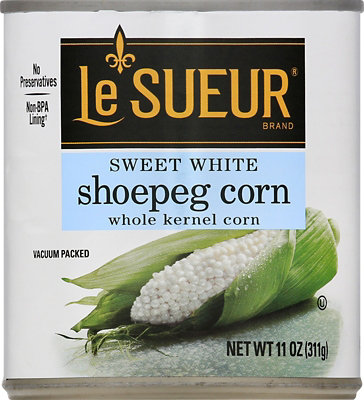 Le Sueur Corn Whole Kernel Shoepeg Tender White - 11 Oz - Image 1