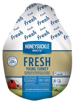 Honeysuckle White Whole Turkey Fresh - Weight Between 10-16 Lb