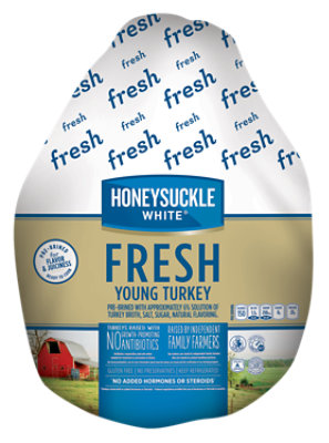 Honeysuckle White Whole Turkey Fresh - Weight Between 20-24 Lb - Image 1