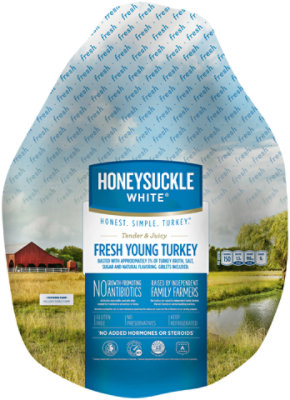 Honeysuckle White Whole Turkey Fresh - Weight Between 20-24 Lb