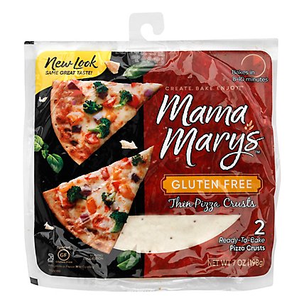Mama Marys Pizza Crust Gourmet Gluten Free Bag 2 Count - 6 Oz - Image 3