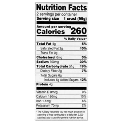 Mama Marys Pizza Crust Gourmet Gluten Free Bag 2 Count - 6 Oz - Image 3