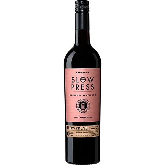 Slow Press Cabernet Sauvignon Red Wine - 750 Ml