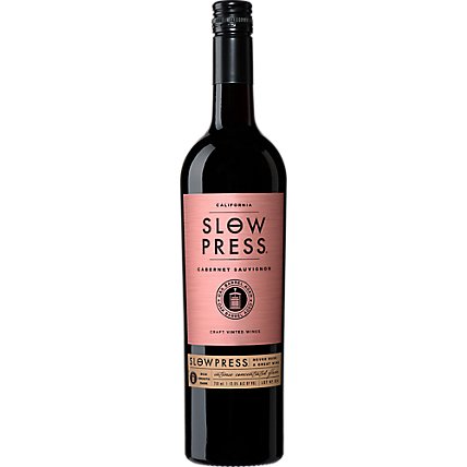 Slow Press Cabernet Sauvignon Red Wine - 750 Ml - Image 1