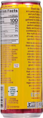 Guayaki Yerba Mate Organic Brand Sparkling Cranberry Pomegranate - 12 Fl. Oz. - Image 6