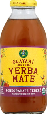 Guayaki Yerba Mate Pomegranate Terere - 16 Fl. Oz. - Image 2