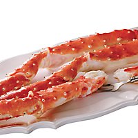 Seafood Counter Crab King Alaskan Leg & Claw 16-20 Count Frozen - 1.5 Lb - Image 1
