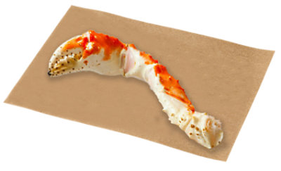 Alaskan King Crab Leg & Claw 16-20 Large Size Cooked Frozen 1 Count - .5 Lb (subject to availability) - Image 1