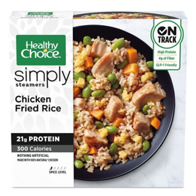 Healthy Choice Simple Steamers Chicken Fried Rice Frozen Meal - 10 Oz - Image 1