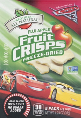 Brothers All Natural Fruit Crisps Disney Mickey Mouse Clubhouse Mixed Apple 5 Bags - 1.23 Oz