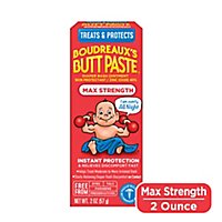 Boudreauxs Butt Paste Maximum Strength Diaper Rash Ointment - 2 Oz - Image 1