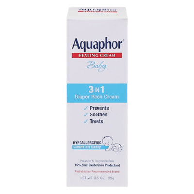 Aquaphor Baby Rash Cream Diaper 3in1 - 3.5 Oz - Image 3