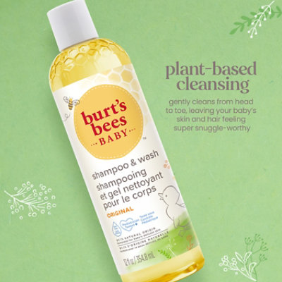 Burt's Bees Original Tear Free Pediatrician Tested Baby Shampoo and Wash - 12 Fl. Oz. - Image 4