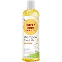 Burt's Bees Original Tear Free Pediatrician Tested Baby Shampoo and Wash - 12 Fl. Oz. - Image 1