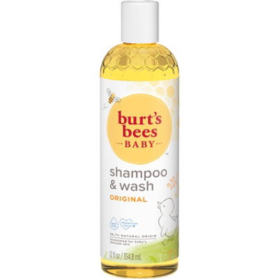 Burt's Bees Original Tear Free Pediatrician Tested Baby Shampoo and Wash - 12 Fl. Oz.