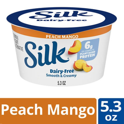 Silk Peach Mango Soy Milk Yogurt Alternative - 5.3 Fl. Oz. - Image 1
