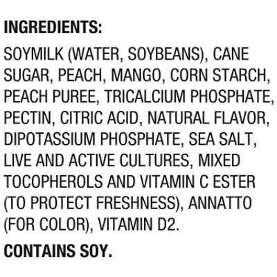 Silk Peach Mango Soy Milk Yogurt Alternative - 5.3 Fl. Oz. - Image 4