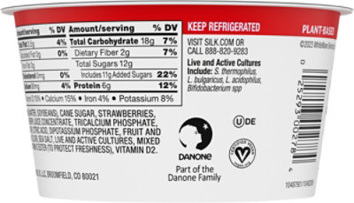 Silk Strawberry Soy Milk Yogurt Alternative - 5.3 Fl. Oz. - Image 6