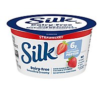 Silk Yogurt Alternative Dairy Free Strawberry - 5.3 Oz