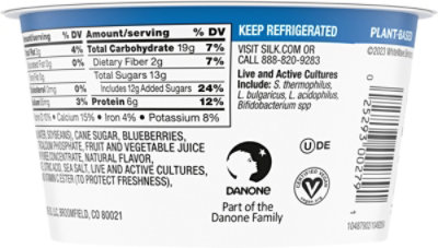 Silk Blueberry Soy Milk Yogurt Alternative - 5.3 Fl. Oz. - Image 6