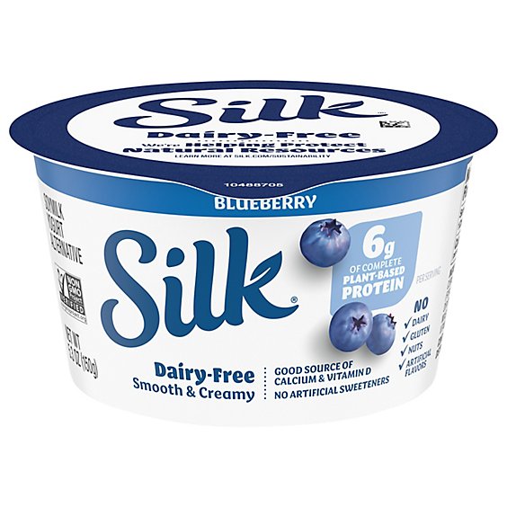 Silk Yogurt Alternative Dairy-Free Blueberry - 5.3 Oz