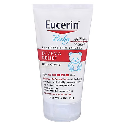 Eucerin Baby Body Creme Eczema Relief - 5 Oz - Image 3