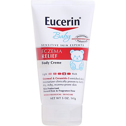 Eucerin Baby Body Creme Eczema Relief - 5 Oz - Image 2