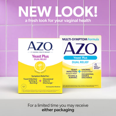 AZO Yeast Plus Infection & Vaginal Symptom Dual Relief Tablet - 60 Count - Image 4