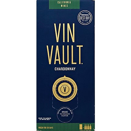 Vin Vault Chardonnay White Box Wine - 3 Liter - Image 2