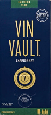 Vin Vault Chardonnay White Box Wine - 3 Liter - Image 2