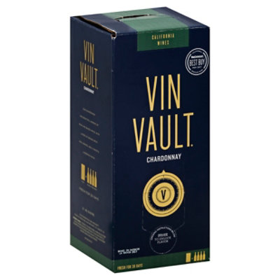 Vin Vault Chardonnay White Box Wine - 3 Liter