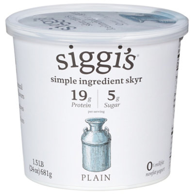 siggi's Plain Icelandic Skyr Nonfat Yogurt - 24 Oz - Image 2
